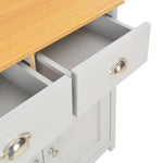 Sideboard Grey 79x35x81 cm 283742