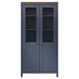 Highboard Hill Grey 85x37x170.5 cm Solid Pine Wood 289013