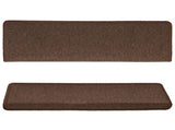 Stair Mats 15 pcs 65x21x4 cm Brown Rectangular Edge 134571