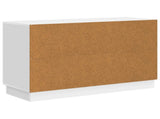 Sideboard High Gloss White 89 x 34.5 x 57 cm Engineered Wood 895349