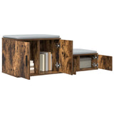 Storage Cabinet 2 pcs Smoked Oak 118 x 41 x 40 cm 866663