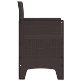 Garden Chair 2 pcs Brown 53 x 49 x 85 cm Polypropylene 847454