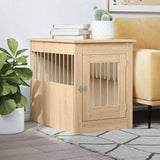 Dog Crate Furniture Sonoma Oak 55x80x68 cm Engineered Wood 838325