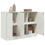 Sideboard White 99x39x73 cm Steel 841726