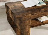 Coffee Table Smoked Oak 66 x 53 x 45 cm Engineered Wood 8000104