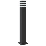 Outdoor Floor Lamps 3pcs Black 80 cm Aluminium 4006396