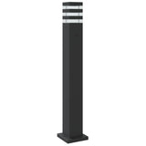 Outdoor Floor Lamps 3pcs Black 80 cm Aluminium 4006396