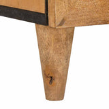 Highboard Light brown 60 x 33 x 100 cm Solid mango wood 4018110