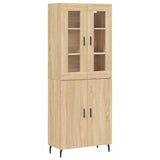 Highboard Sonoma Oak 69.5x34x180 cm Engineered Wood 3198228