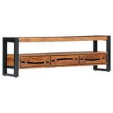 TV Cabinet 140x30x45 cm Solid Acacia Wood 247736