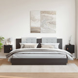 Wall Cabinets 2 pcs Black 31.5x30x30 cm Solid Wood Pine 818364