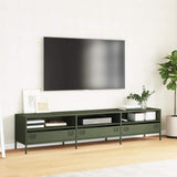 TV Cabinet Olive Green 202x39x43.5 cm Cold-rolled Steel 851350