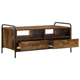 Coffee Table Smoked Oak 99.5 x 49 x 46 cm Engineered Wood 8013616