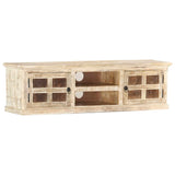 TV Cabinet 130x30x36 cm Solid Mango Wood 285899