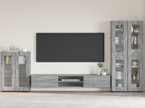 Sideboard FLORIN Grey Sonoma 55.5 x 29 x 100 cm Engineered Wood 880257