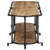 TV Cabinet 200x42x40 cm Solid Wood Rough Mango 4013494