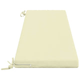 2-Piece Bench Cushions SOEST 2 pcs 100% Polyester Cream 948941
