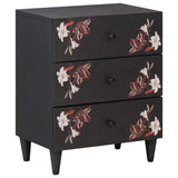 Bedside Table Multicolour 50 x 33 x 60 cm Solid Mango Wood 4018709