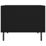 Coffee Tables 2 pcs Black 50x50x40 cm Engineered Wood 829431
