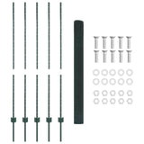 Fence and Post Green 1.4 x 10 m Steel 3336453