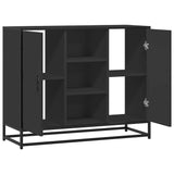 Sideboard Black 92x35x76 cm Engineered Wood 849014