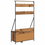 Clothes Rack Old Wood 100 x 41 x 184 cm Engineered Wood 882889