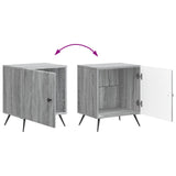 Bedside Cabinet Grey Sonoma 43 x 34.5 x 50 cm Engineered Wood 895497
