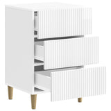 Bedside Cabinet with Drawer High Gloss White 43 x 41 x 66.5 cm 894559