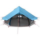 Tipi Tent with Roof Blue 700 x 700 x 395 cm Polyester and Steel 42028712