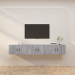 Wall-mounted TV Cabinets 3 pcs Grey Sonoma 80x34.5x40 cm 3188364