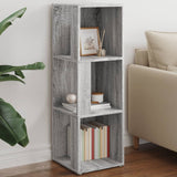 ZNTS Corner Cabinet Grey Sonoma 33x33x100 cm Engineered Wood 825829