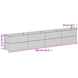 Garden Raised Bed 385 x 50 x 69 cm 151987