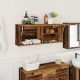 Bathroom Wall Cabinet Old Wood 100x25x40 cm Engineered Wood 860110