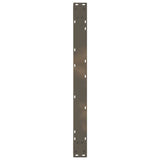 Dining Table Legs 2 pcs Natural Steel 90x cm Steel 4012735