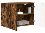 TV Wall Cabinet 59.5 x 31 x 60 cm Smoked Oak Engineered Wood 892354
