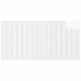 Wall-Mounted Headboard EDE High Gloss White Engineered Wood 896099