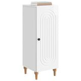 Sideboard High Gloss White 33 x 34.5 x 90 cm Engineered Wood 894139