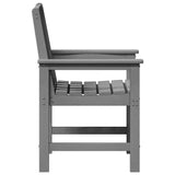 Garden Dining Chair 4 pcs Light Grey 65.5 x 55.5 x 88cm Plastic 3335797