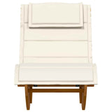 Sun Lounger 2 pcs Brown 60 x 154 x 74cm Solid Acacia wood 3329134