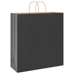 ZNTS Paper Bags 250 pcs with Handles Black 45x17x48 cm 4101653