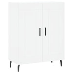 Highboard White 69.5x34x180 cm Engineered Wood 3189973