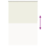 Roller Blind Blackout Off White 165x230 cm Fabric Width 161,6 cm Polyester 4011739