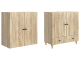 Cabinet Set 2 pcs 66 x 34.5 x 95 cm Engineered Wood 3416432
