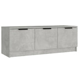 TV Cabinet Concrete Grey 102x35x36.5 cm Engineered Wood 811362