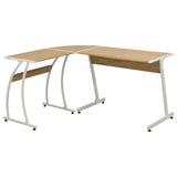 Corner Desk L-Shaped Oak 20133
