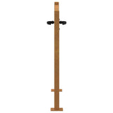 Garden Gate 100x100 cm Corten Steel Bamboo Design 153239