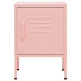 Nightstands 2 pcs Pink 35x35x51 cm Steel 3095209