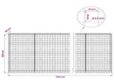 Gabion with 3.5 mm Wire and 10x10 cm Mesh 700x50x200 cm 3463352