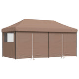 Party Tent Folding Brown 292 x 580 x 315 cm Oxford Fabric 42023669