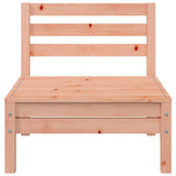 Garden Sofa Set of 4 Natural Wood Solid Douglas Fir wood 63.5 cm 838010